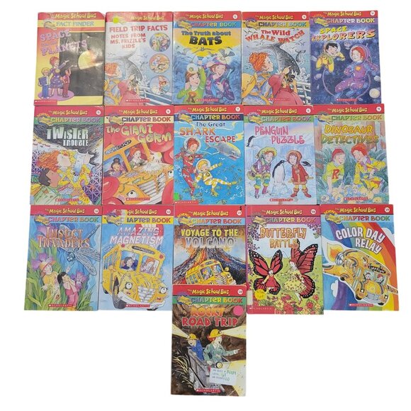 16 Magic School Bus Chapter Books Youth Science Home School Teacher Educational